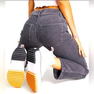 Made and loved LOFTWomen's Gray Corduroy Jeans size 4